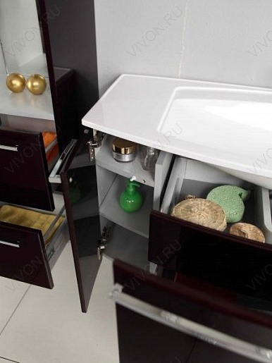 Акватон Мебель для ванной "Севилья 120" ZSH жемчуг – картинка-5