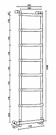 Margaroli Полотенцесушитель Luna 532-8 – фотография-2