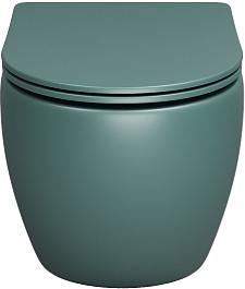 Grossman Унитаз подвесной Color GR-4411OLMS зеленый матовый – фотография-2