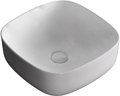 Ceruttispa Раковина накладная 42.5 CR0010 белая – фотография-1