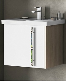  Мебель для ванной Стайл 70 белый/орегон – фотография-6