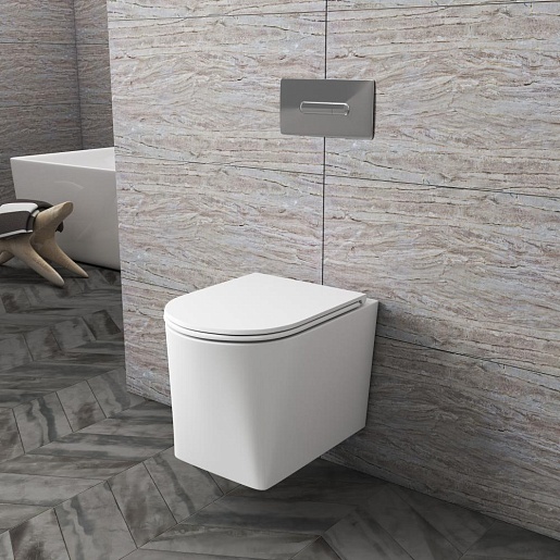 Owl 1975 Унитаз безободковый Curve Cirkel-H с сиденьем DP микролифт – картинка-5