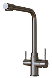 Mixline Смеситель для кухни 35k MLSS-0320BL чёрный графит – фотография-2