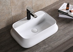 Ceruttispa Раковина накладная 53 CR0061 белая – фотография-2