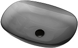 Vincea Раковина накладная 54 VBS-6T12B прозрачная черная