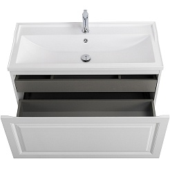 Cezares Тумба с раковиной Giubileo 100 подвесная bianco lucido – фотография-4