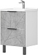 Volna Мебель для ванной Twing 60.2Y белая/бетон – картинка-25