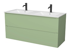 Зов Тумба под раковину Дион 120 подвесная фисташковая