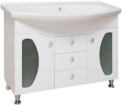 Runo Тумба с раковиной Линда Люкс 105 – фотография-1