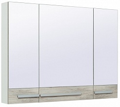 Runo Зеркало-шкаф для ванной Вудлайн 100 – фотография-1