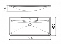 BelBagno Мебель для ванной ALBANO 800 Bianco Lucido, TCH – фотография-12