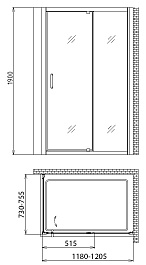 Gemy Душевой уголок Sunny Bay S28191B-A75 – фотография-2