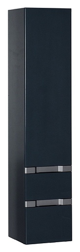 Aquanet Пенал для ванной "Виго" сине-серый – фото-1