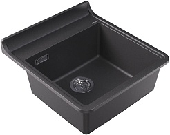 Florentina Мойка кухонная Сицилия 520 черная – фотография-2