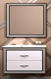 Opadiris Мебель для ванной "Карат 100" серебро – фотография-1