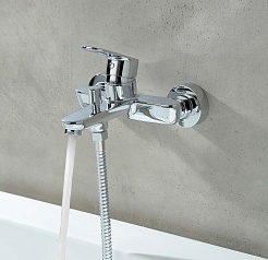 Aquatek Смеситель для ванны с душем Ника AQ1840CR хром – фотография-3