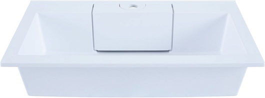 Aquanet Тумба с раковиной Джейн 70 Fortuna подвесная мисти грин матовая – фотография-6