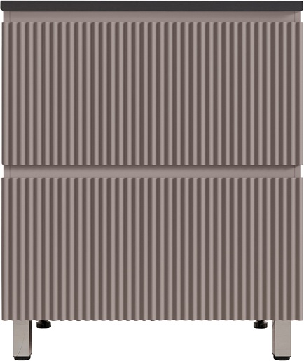 Style Line Тумба с кварцевой раковиной серый шелк Марокко 70 Plus Соул тауп темный – фото-1