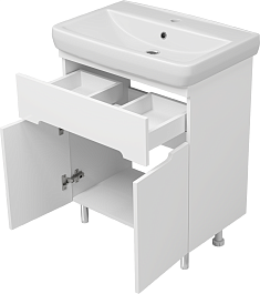 Misty Тумба под раковину Байкал 65 белая – фотография-5