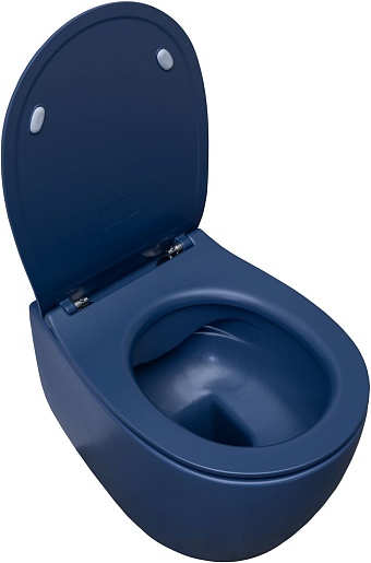 Allen Brau Чаша подвесного унитаза Fantasy 4.11004.ID индиго – картинка-13