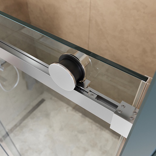 BelBagno Душевая дверь в нишу Soft Close-2 SOFT_CLOSE-2-BF-1-180-C-Cr 180x200 профиль хром стекло прозрачное – фотография-10