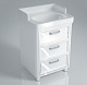 Kerama Marazzi Мебель для ванной Pompei 60, 3 ящика, белая – фотография-8