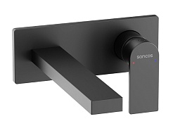 Sancos Смеситель для раковины Studio черный матовый SC9017MB – фотография-1