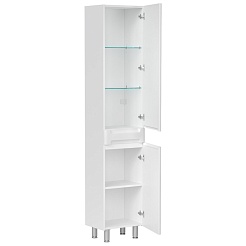 Equil Шкаф пенал Nice 40 напольный белый – фотография-2