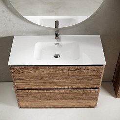 Sancos Тумба под раковину Libra Floor 100 дуб чарльстон – фотография-2