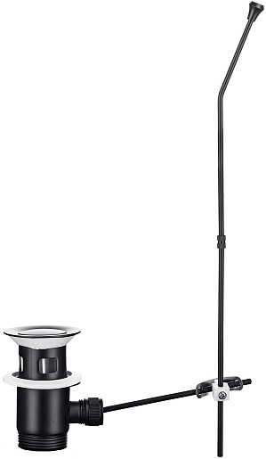 Allen Brau Смеситель для биде Infinity 5.21004-31 (с донным клапаном) черный матовый – фотография-6