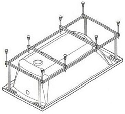 Vagnerplast Каркас для ванны Impossible 190x160 – фотография-1