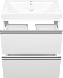 Misty Тумба с раковиной Ингрид 75 белая – фотография-3