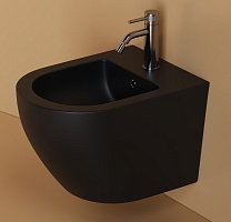 Ceramicanova Подвесное биде Uno CN11002MB чёрный матовый