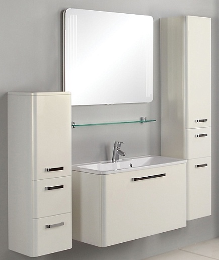 Акватон Тумба с раковиной "Валенсия 90" жемчуг – картинка-7