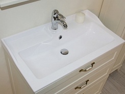 Акватон Мебель для ванной "Леон 80" дуб белый – фотография-7