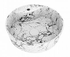 Teymi Накладная мебельная раковина Lina S D40 белый мрамор T50193 – фотография-1