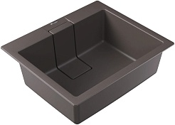 Florentina Мойка кухонная Ривьера 600 серый шелк – фотография-2