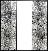 DTO Душевая дверь в нишу FB2 190-210 Black