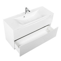 BelBagno Тумба с раковиной Marino-H60 100 подвесная Bianco Lucido – фотография-3