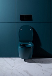 Allen Brau Чаша подвесного унитаза Fantasy 4.11004.PT петроль – фотография-9