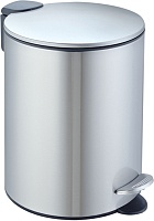 WeltWasser Ведро для мусора WW Betta MT 5L сталь матовая