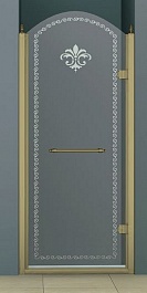 Cezares Душевая дверь в нишу RETRO-A-B-1-90-CP-Br-R – фотография-1