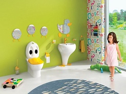 Creavit Чаша для унитаза Ducky DC360.00000 с биде – фотография-3