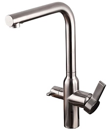 Gappo Смеситель для кухни 35к G4399-4 сатин – фотография-1