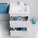Aqwella Мебель для ванной Бриг 60 белая, 2 ящика – фотография-5