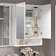 Opadiris Мебель для ванной Фреш 120 R под стиральную машину подвесная белая – фотография-31