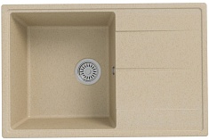 Teymi Мойка кухонная Hanna Smart 74 кварцевая бежевая матовая