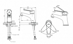 Bravat Смеситель для раковины Emeralda F1135147CP-RUS хром – фотография-2