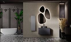 Jorno Тумба с раковиной Stone 100 антрацит – фотография-4