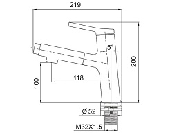 Frap Смеситель для кухни G1052-76 черный – фотография-2
